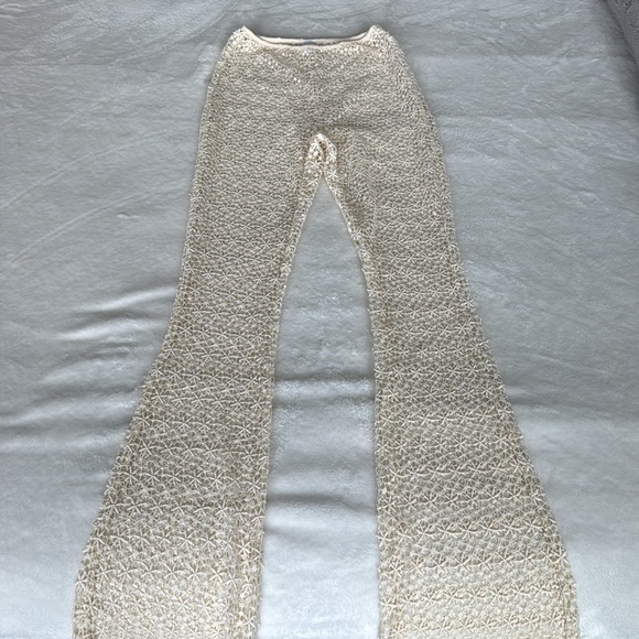 Lucy in the Sky Mojave Embroidered Three Piece Pants Set Ivory XS new with tags - Picture 6 of 9